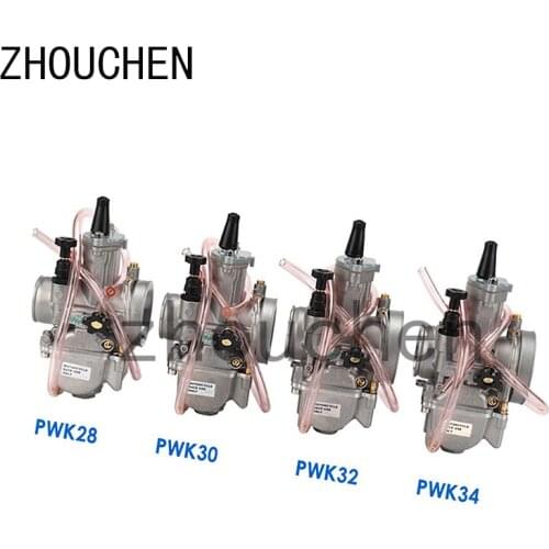 Motorcycle PWK 28 30 32 34mm Carburetor fit 2T/4T with Power Jet Carb Racing Dirt Bike Scooter ATV UTV Off-road