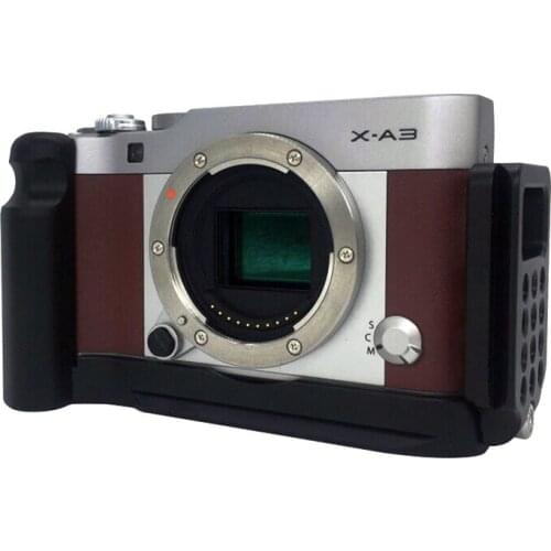 Camera L Bracket Hand Grip Holder Plate Vertical for Fujifilm Fuji X-A3 X-A5