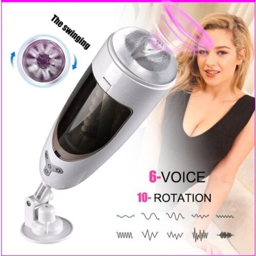 Multi-functional USB Rechargeable Portable Cup Rotating Smart Auto Cup 10 mode masturbator adult toys male masturbator sex toy