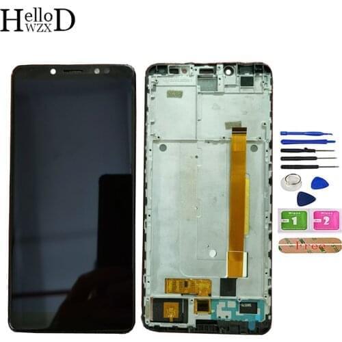 Mobile LCD Display For Haier Hurricane Hm-N505-FL i8 LTE Touch Screen Digitizer Panel Front Glass Sensor Repair Parts Frame Tool