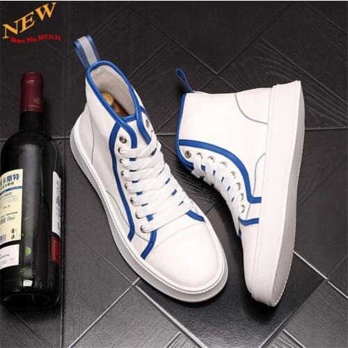 New Arrival Men Sneakers Hip-hop Casual Shoes Trainers Height Increasing Shoes high tops Zapatillas Hombre