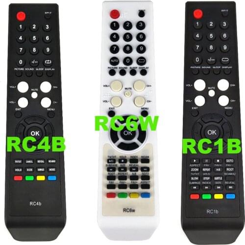 NEW RC1B RC4B RC6W Original for SUPRA TV Remote control