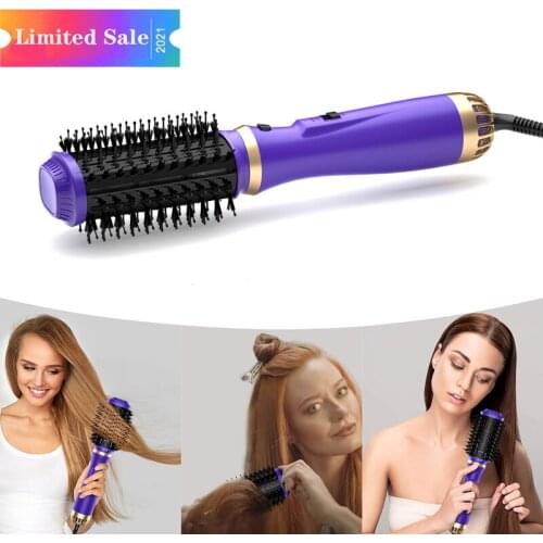 One Step Hair Dryer and Styler Volumizer Blow Dryer Hot Air Brush with Negative Ion Coating 3 Heat Settings Hair Dryer Brush
