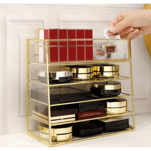 Makeup Box Organizer Plastic Cosmetics Organizer Jewelry Nail Polish Lipstick Perfume Storage Box Home Desktop Makeup Organizer