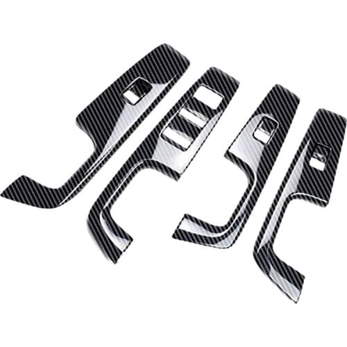 Car Window Glass Switch Panel Window Lift Switch Decorative Cover for Toyota Crown 2019-2021 RH