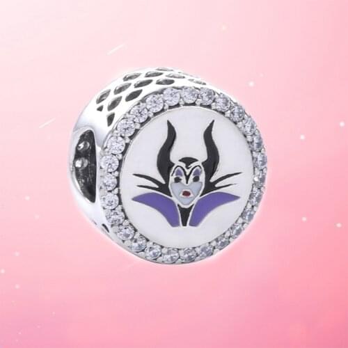 2pcs/Lot BRACE CODE Goddess Princess Crown Portrait Pendant Accessories DIY Jewelry Bead Making Brand Bracelets Gifts