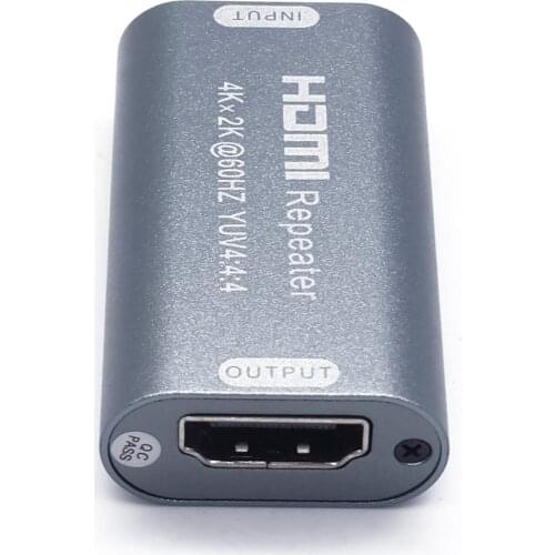 4K HDMI 2.0 Repeater Converter Support 3D / YUV 4:4:4 Distance Up to 30M