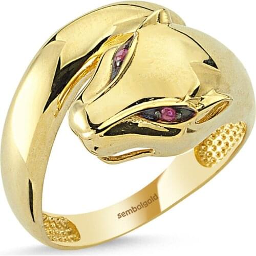 Tiger gold ring Classic bodied 14K Gold Handy Custom Craftsmanship Gift Gold Special Occasions Design Shiny Elegant Jewelry