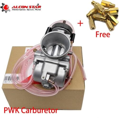 Alconstar 33 34 35 36 38 40 42mm Pwk Keihin Carburetor Universal For 2/4T Engine Motorcycle Scooter With Main Jet Set