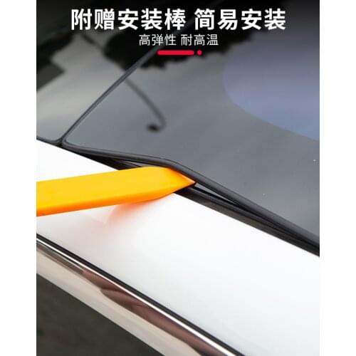 For Tesla Model 3 Windshield Roof Wind Guard Noise Lowering Reduction Seal Kit Skylight glass sealing strip Car Accessories