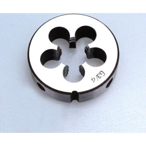 High Duty HSS Threading Circular Die Pipe Thread Die Tool 1/8 1/4 3/8 1/2 3/4 HSS High Speed Steel Threading Tool new durable