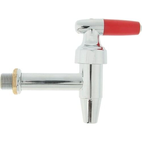 1/2'' Hot Cold Water Faucet Kitchen Bathroom Water Dispenser Barrel Tap Brass