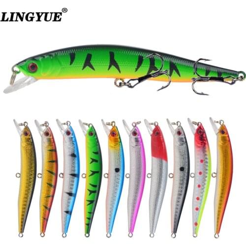 1pcs 8g 10cm 10 Colors Hard Bait Minnow Fishing lures Peche Bass Trolling Artificial Hard Bait Crankbait Carp Fishing Tackle