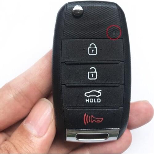 10Pcs 3/4 Buttons Car Flip Folding key Shell For KIA K2 K3 K5 Sorento Soul Carens Sportage Remote Key Case Fob Cover