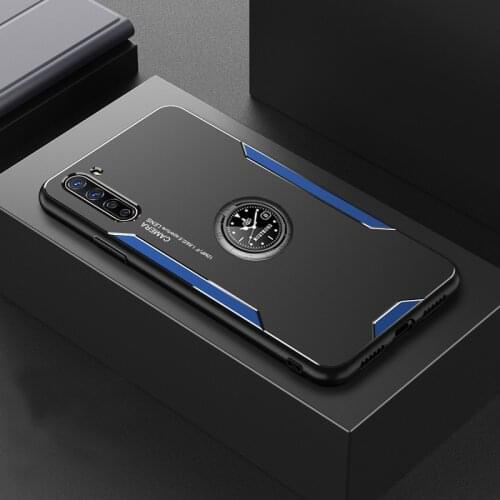 For OPPO Realme X2 Pro XT Case Luxury Hard matte with stand ring Shockproof protective Back Cover Case for Realme X7 Pro V3 V5