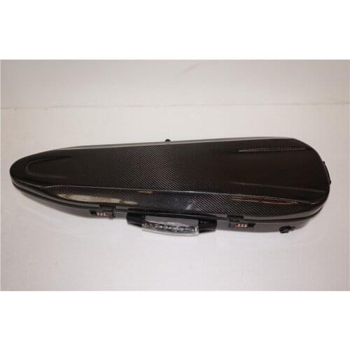 Black 4/4 violin case full size composite carbon fiber case