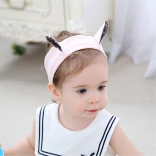 Baby Cartoon Headbands Infants Hair Accessories Bebe Rabbit Ears Headpieces Elastic Hair Bands Baby Headwear