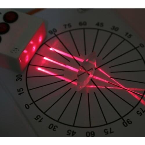 Physical Optics Experiment Set Triangular Prism Laser Lights Convex Concave Lens Set Child Gift Toy Science Equipment