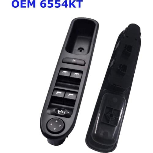 Master Power Window Control Switch Left OEM 6554.KT 6554KT Fit for Peugeot 307 CC 2003-2008 307 Car Accessories