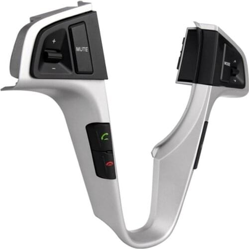 Car Steering Wheel Audio Volume Control Button Switch Blue Backlight for Hyundai Verna Solaris