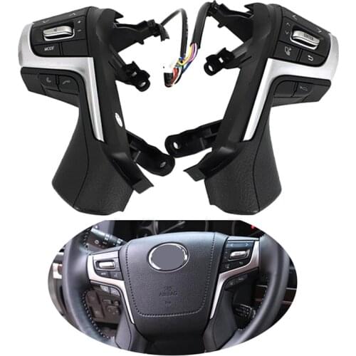 Steering Wheel Control Buttons For Toyota Land Cruiser 200 FJ200 LC200 2016 -2018 2019 Audio Control Switch/Button Accessories