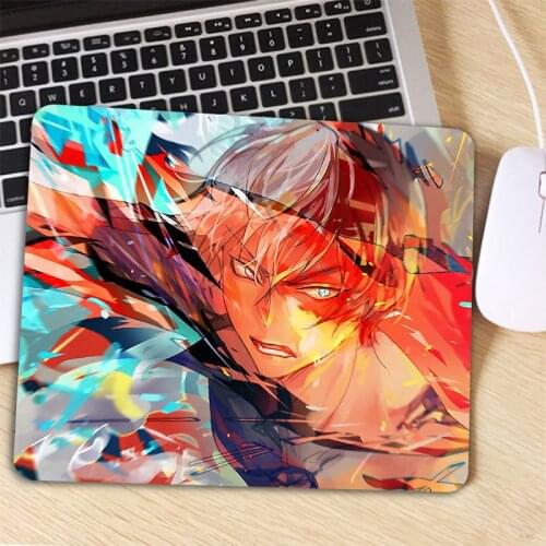 Anime My Hero Academia Printed Natural Rubber Computer PC Mousepad Desk Keyboard Mouse Pad Laptop Mice Mat