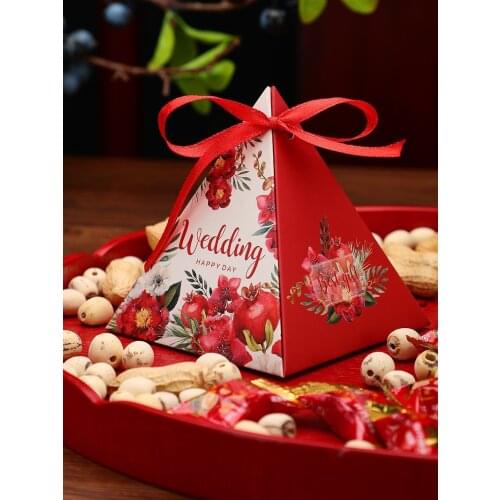 Size candy box wedding candy box ins wind candy packaging box Chinese wind candy box gift box candy bag wedding supplies