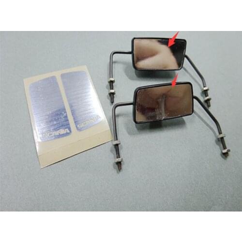 Tamiya scania truck rear mirror decorative decals sticker for 1:14 scale rc scania r620 56323 r730 r470 tractor trailer truck