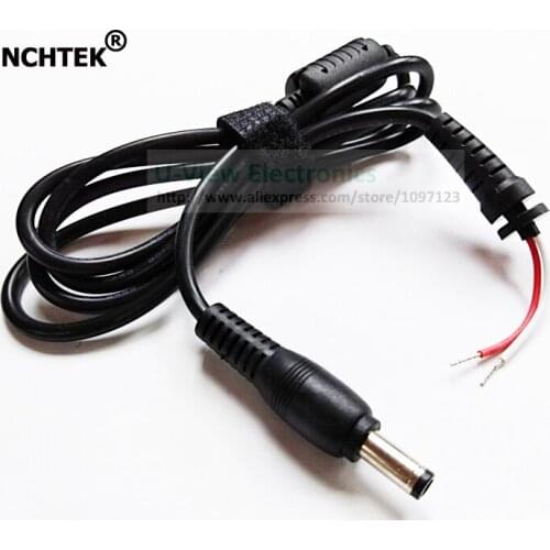 NCHTEK DC Power Cable 5.5x2.5mm 5.5/2.5 DC Power Plug With Magnetic Ring Filter About 1.2M/Free Shipping/15PCS