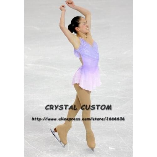 Figure Skating Dress For Girls Graceful New Brand Ice Skating Dresses For Competition Customized DR3916