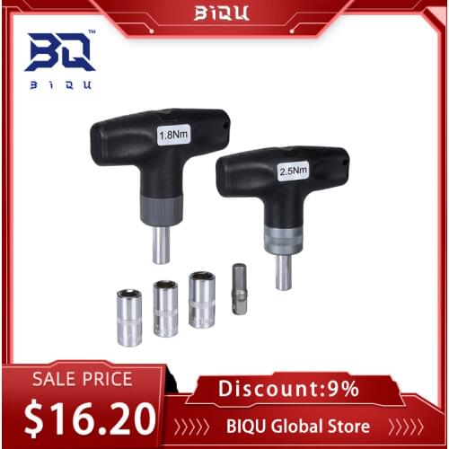 Preset Torque Wrench 1.8Nm 2.5Nm Safe and Fast HEX SOCKET TORQUE WRENCHfor 3D Printer Nozzle V6 volcano MK8 MK10