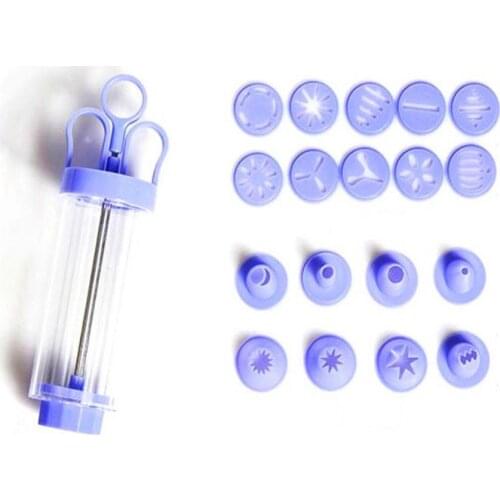 Manual Airbrush Spray Tube Food Grade Safe to Use Plastic Cookie Coloring Supplies for Kitchen