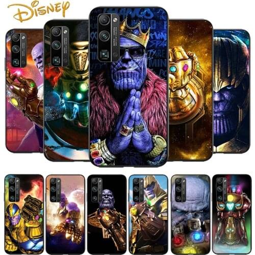 Thanos marvel hero for Huawei Honor V30 20 Pro X10 9S 9A 9C 9X 8X 10 9 Lite 8 7 Pro Silicone Soft Black Phone Case