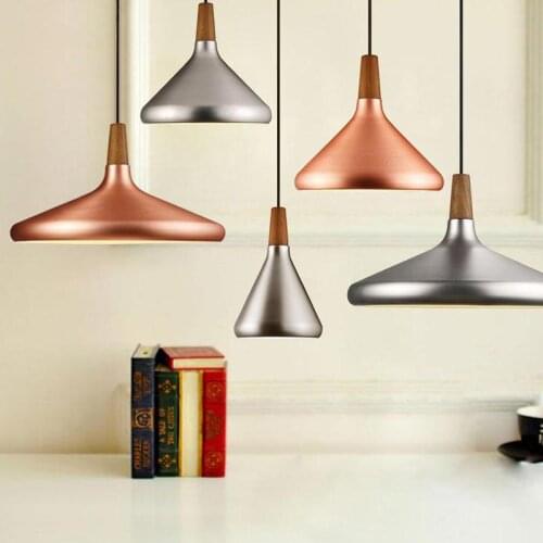 Nordic pendant lamp modern minimalist Danish metal bar bedroom bedside lamp creative restaurant lights pendant lights LU628 ZL43