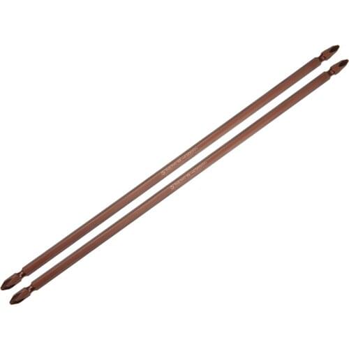 Uxcell 2 Pcs PH2 Magnetic Phillips Double Ended Screwdriver Bits, 1/4 Inch Hex Shank 11.81-inch Length S2 Power Tool