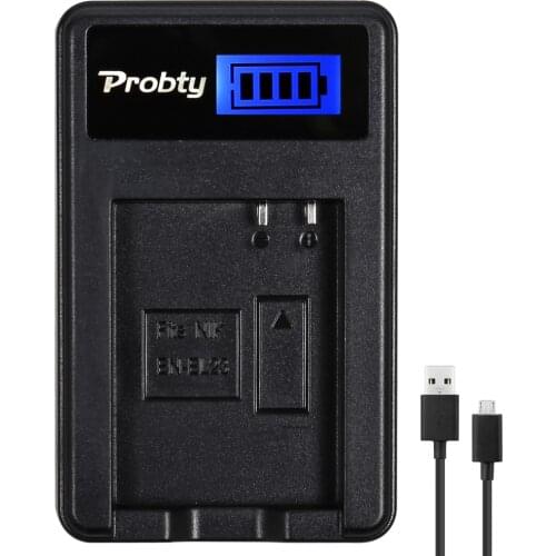 Probty EN-EL23 EN EL23 ENEL23 LCD USB Charger for NIKON Coolpix B700 P900 P610 P600 S810c Digital Cameras