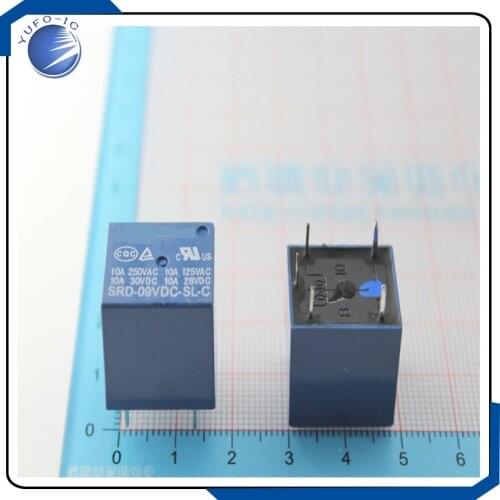 2PCS /LOT SRD-9VDC-SL-C relay T73-9V 5 foot new original authentic