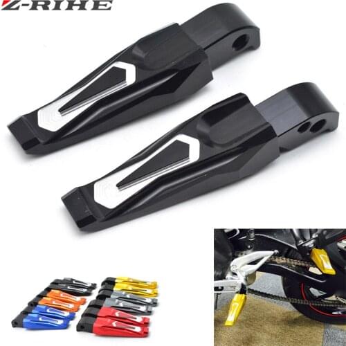 2016 New Motorcycle Accessories CNC Aluminum Motorcycle Rear Passenger Foot Pegs Pedals Footrests For Yamaha MT-09 MT 09 MT09