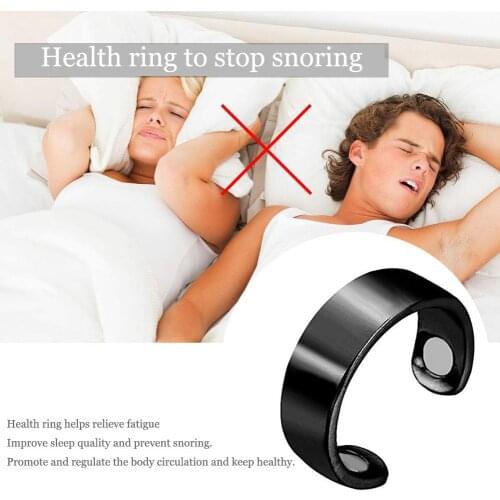 Acupressure Anti Snore Ring Reflexology Treatment Weight Loss Slimming Snore Stopper Sleeping Aid Device Health Care