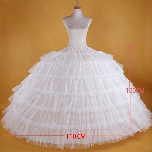 Big White Petticoats Super Puffy Ball Gown Slip Underskirt For Adult Wedding Formal Dress Brand New Large Long Crinoline