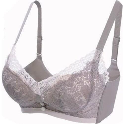 Womens Wide Strapless Plunge Lace Brassiere Embroidery Lingerie Refreshing Push Up Bra Top Femme Seamless Unwired Breast Cover