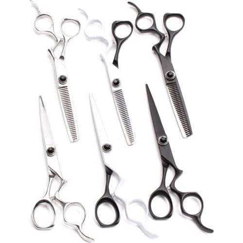 C9016 5.5" Customized Logo Hairdressing Scissors Japan 440C 62HRC Barber Scissors Cutting Scissors Thinning Shears Hair Scissors