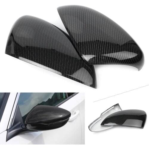 ABS Carbon Fiber Style Rearview Side Mirror Trim Cover For Honda Accord 2018 2019