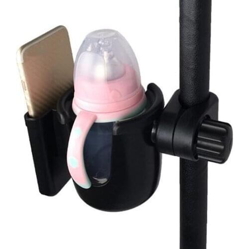 Baby Stroller Cup Holder Baby Stroller Bottle Water Cup Holder Mobile Water Cup Holder 2-in-1 Holder 2021 New