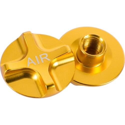 HOT 1 Pair Fork Shoulder Air Nozzle Cover Air Fork Shoulder Cap Shockproof Front Fork Aluminium Alloy Cover