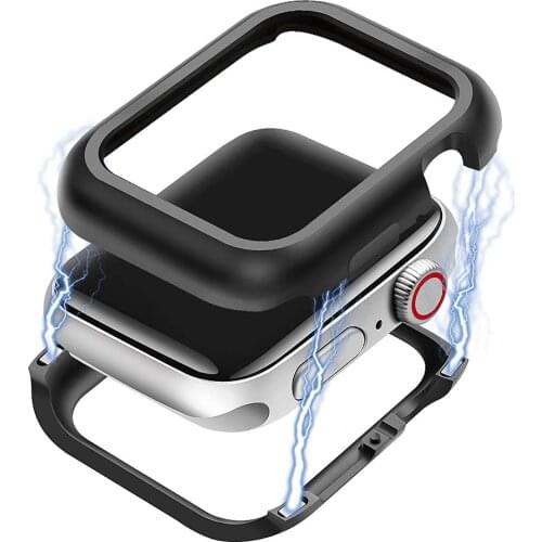 Magnetic Protector case For Apple Watch series 4 5 6 SE 40mm 44mm 360 Full Cover Aluminum Case for iwatch 3 2 1 38mm 42mm