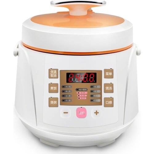 DMWD 2L Small Electric Pressure Cooker 220V Intelligent Soup Pot Cake Maker 24H Appointment 8 Menu For 1-2 People
