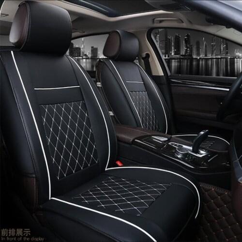 Front OR Rear Luxury Leather car seat cover 4 Season For nissan note juke qashqai j10 almera n16 x-trail t31 navara d40 style