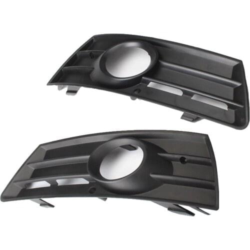 Pair 3C8853665C 3C8853666C Fog Lamp Grill Cover For VW CC 2009 2010 2011 2012 3C8 853 665 C 3C8 853 666 C for Volkswagen
