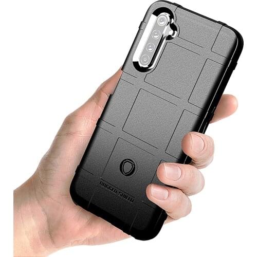 Shockproof Cover For OPPO Realme 7 6 Pro C11 6Pro Silicone Armor Matte Rugged Shield Anti knock Phone Case For Realme C11